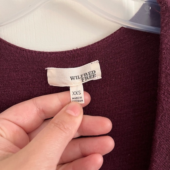 Wilfred Free Knit Dress XXS Dark Purple - Picture 4 of 13